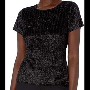NWT Calvin Klein Velvet Shirt (S)